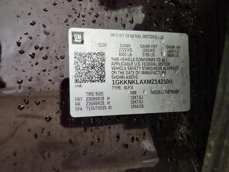 2021 GMC ACADIA SLE 12