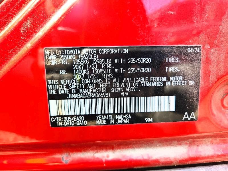 2024 TOYOTA BZ4X LIMITED 13