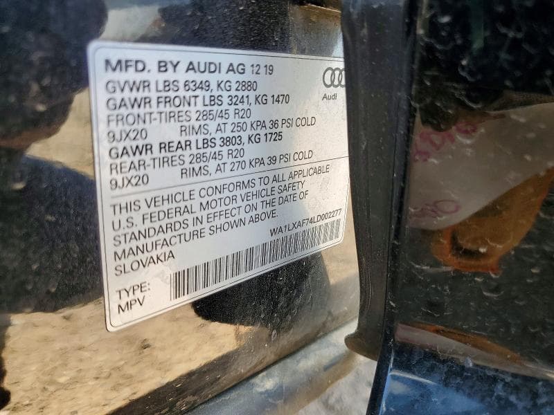 2020 AUDI Q7 PREMIUM PLUS 13
