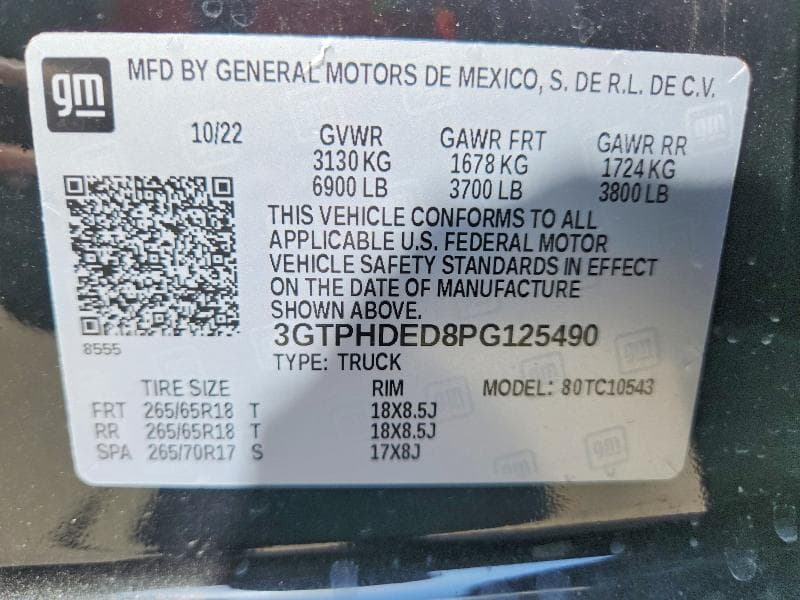2023 GMC SIERRA C1500 SLT 12