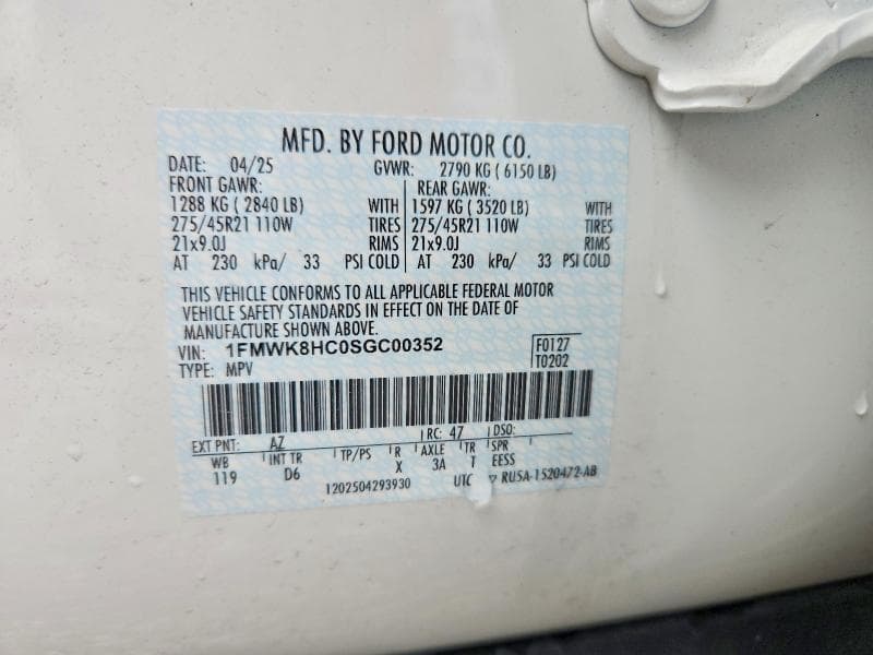 2025 FORD EXPLORER PLATINUM 13