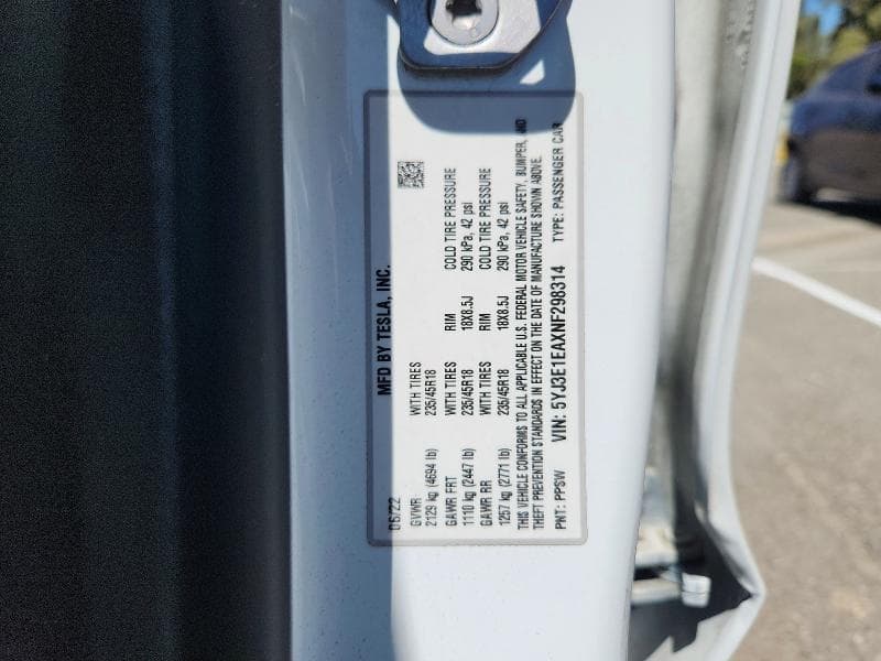 2022 TESLA MODEL 3 13