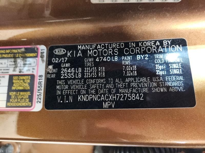 2017 KIA SPORTAGE EX 13