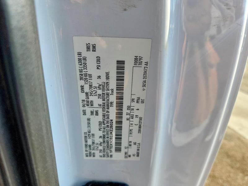 2018 FORD F150 SUPER CAB 12