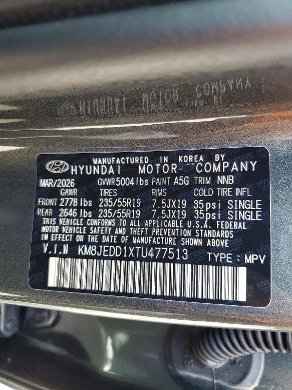 2026 HYUNDAI TUCSON HYBRID LIMITED 14