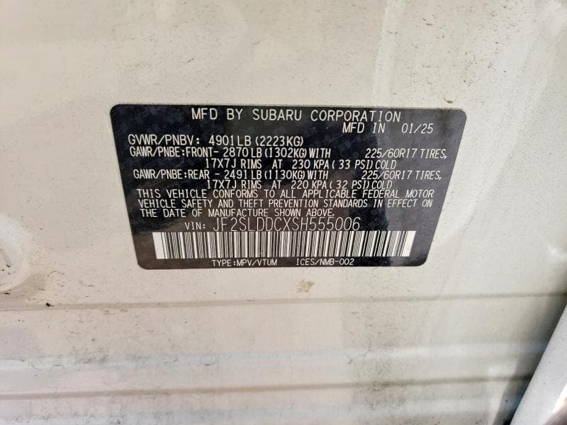 2025 SUBARU FORESTER PREMIUM 14