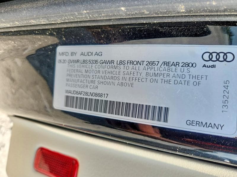 2020 AUDI A6 PREMIUM 12