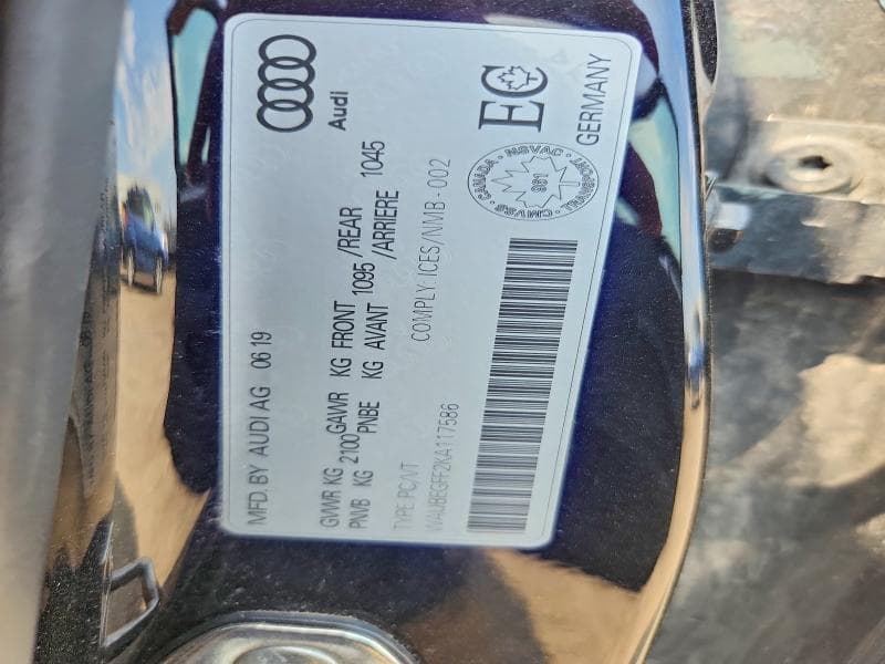 2019 AUDI A3 PREMIUM 12