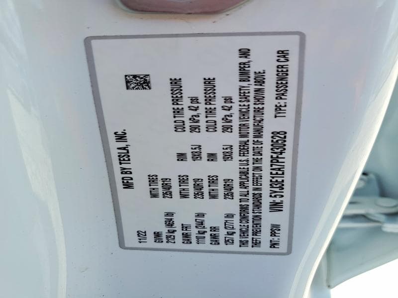 2023 TESLA MODEL 3 12