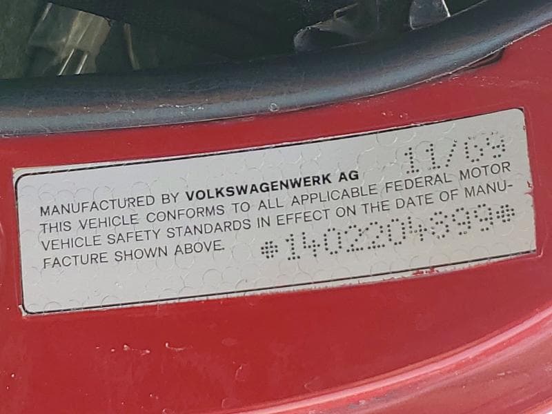 1970 VOLKSWAGEN KARMANN GHIA 12