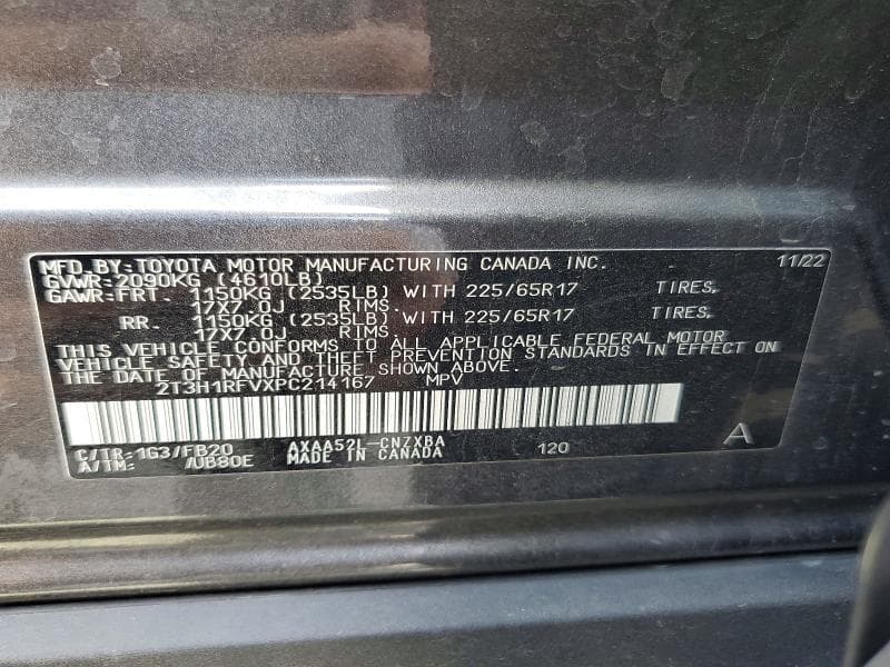 2023 TOYOTA RAV4 LE 13