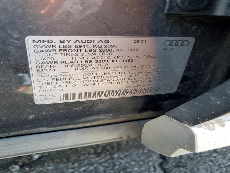 2021 AUDI Q5 E PREMIUM PLUS 13