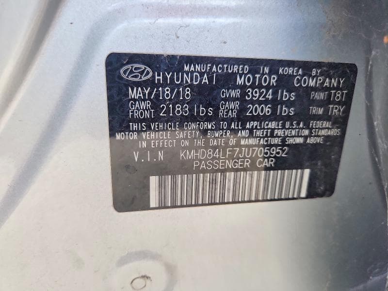 2018 HYUNDAI ELANTRA SEL 13