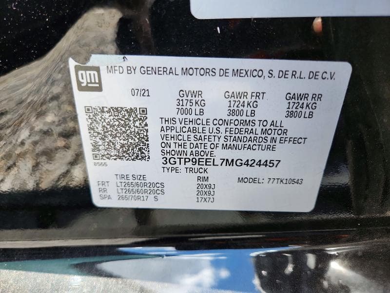 2021 GMC SIERRA K1500 AT4 12