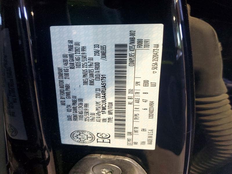 2024 FORD ESCAPE PLATINUM 14