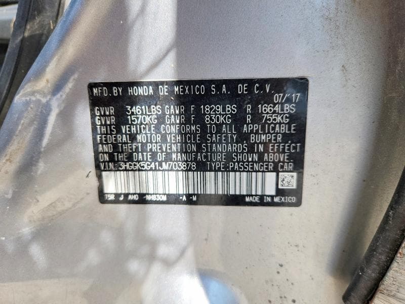 2018 HONDA FIT LX 13