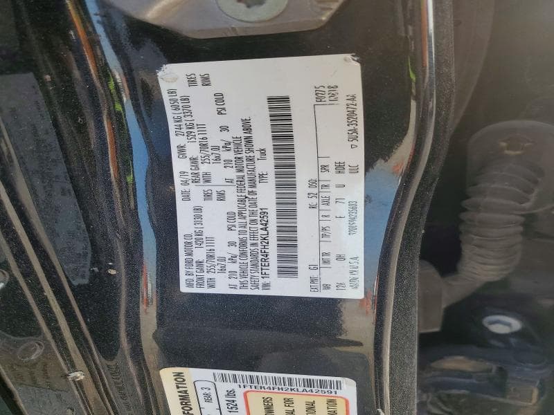 2019 FORD RANGER XL 12