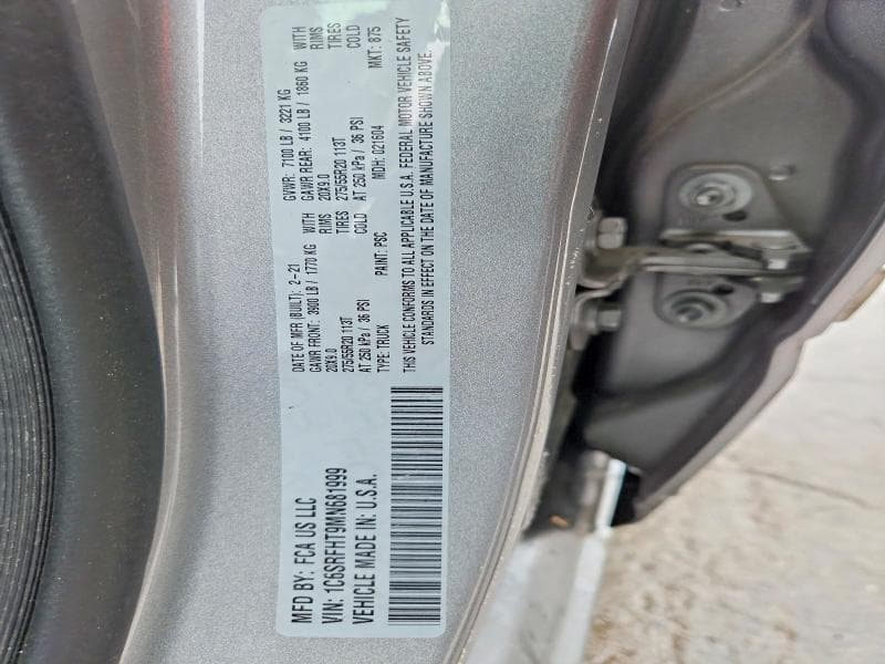 2021 RAM 1500 LIMITED 13