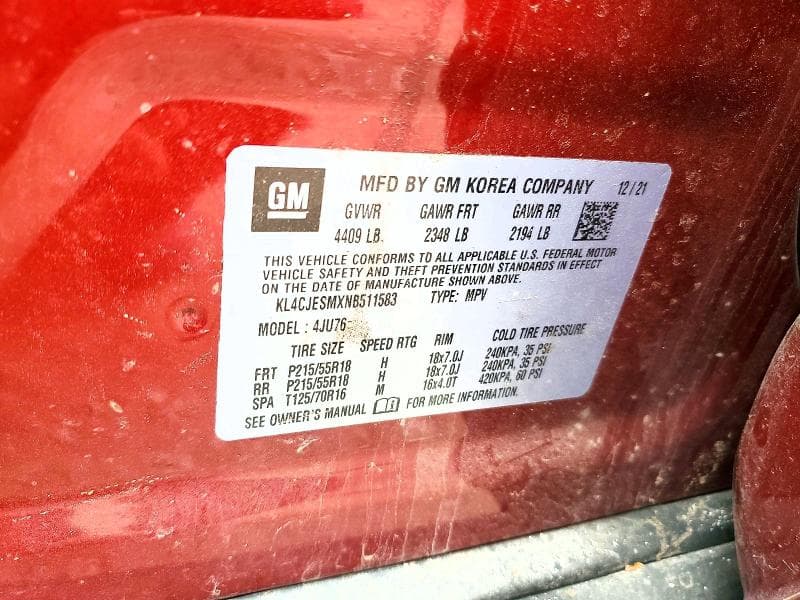 2022 BUICK ENCORE PREFERRED 13