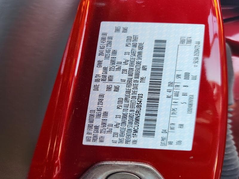 2024 FORD ESCAPE ST LINE 13