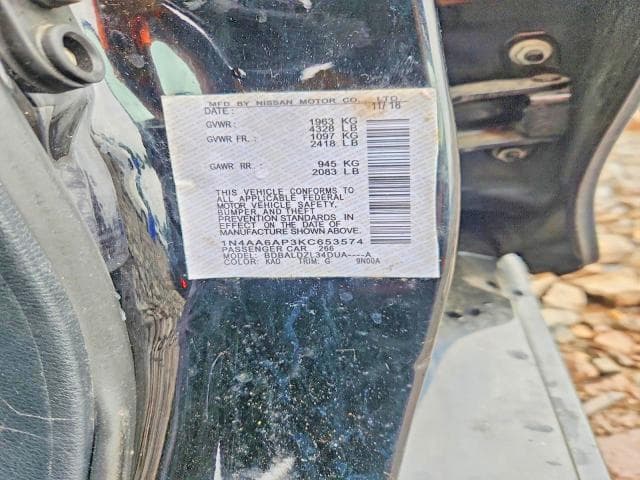 2019 NISSAN MAXIMA 3.5 SL 12