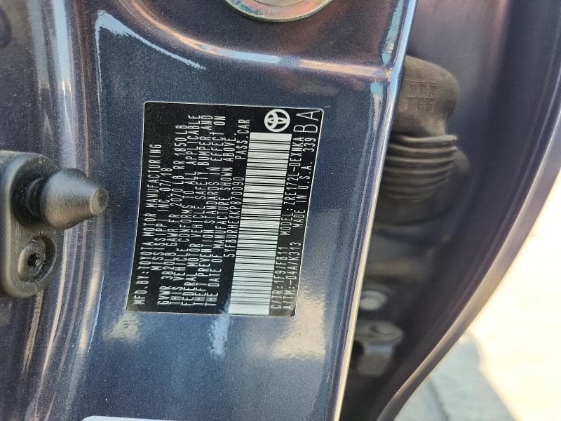 2019 TOYOTA COROLLA LE 13