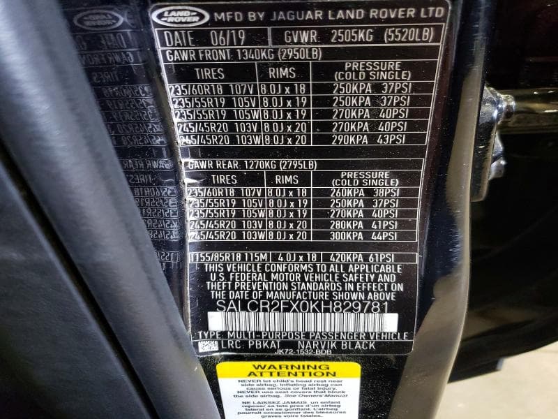 2019 LAND ROVER DISCOVERY SPORT HSE 13