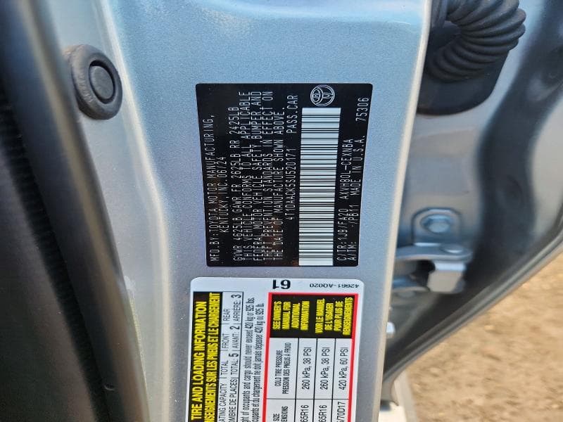 2025 TOYOTA CAMRY LE 13