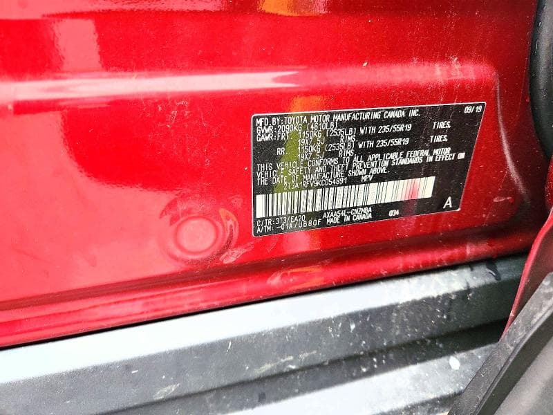 2019 TOYOTA RAV4 XLE PREMIUM 13
