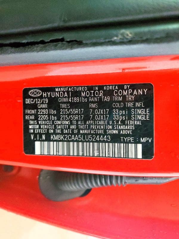 2020 HYUNDAI KONA SEL 13