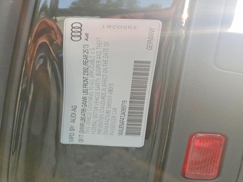 2018 AUDI A4 PREMIUM PLUS 13