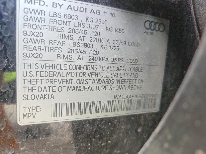 2017 AUDI Q7 PREMIUM PLUS 13