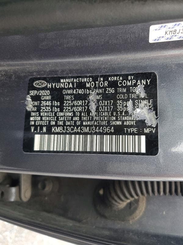 2021 HYUNDAI TUCSON VALUE 13