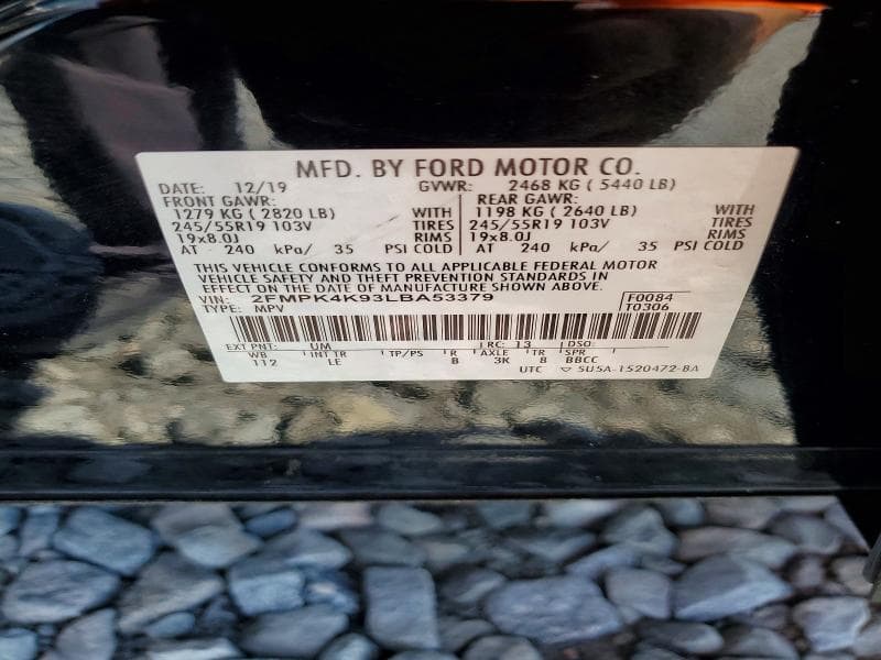 2020 FORD EDGE TITANIUM 12
