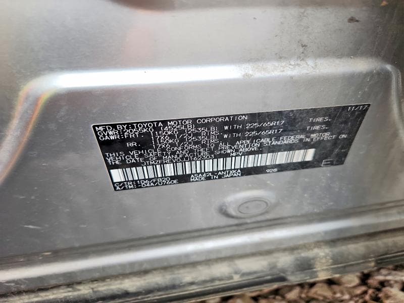 2018 TOYOTA RAV4 LE 14