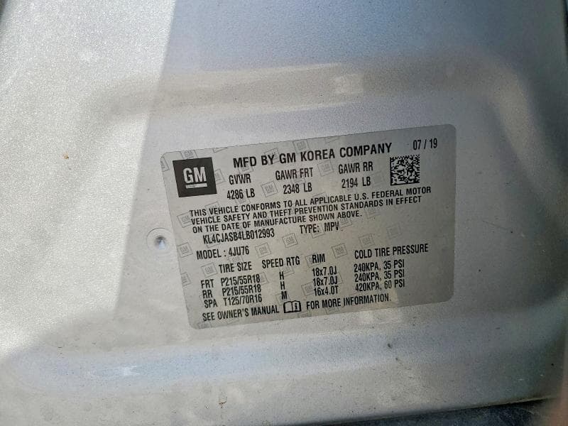 2020 BUICK ENCORE PREFERRED 13