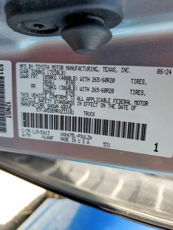 2024 TOYOTA TUNDRA CREWMAX LIMITED 13