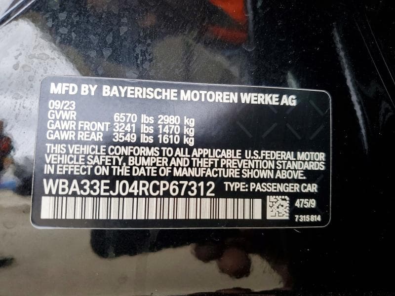 2024 BMW 760 XI 12