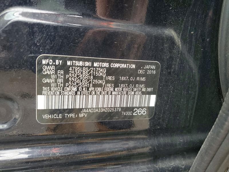 2017 MITSUBISHI OUTLANDER SE 13