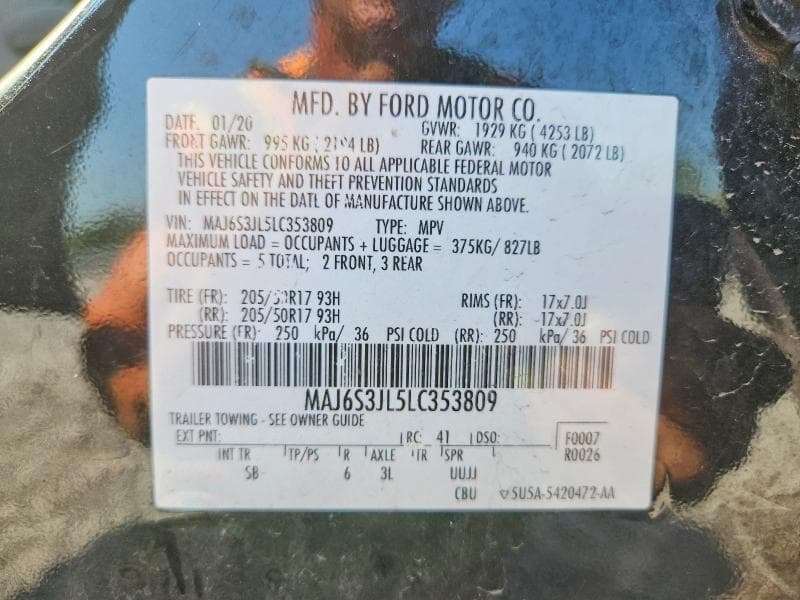 2020 FORD ECOSPORT SES 12