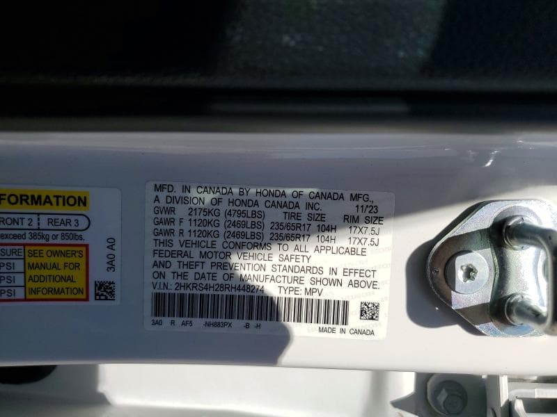 2024 HONDA CR-V LX 14