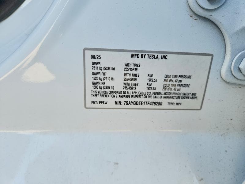 2026 TESLA MODEL Y 12