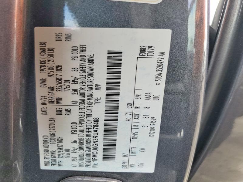 2024 FORD ESCAPE ACTIVE 13