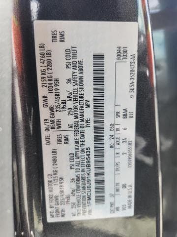 2019 FORD ESCAPE TITANIUM 13