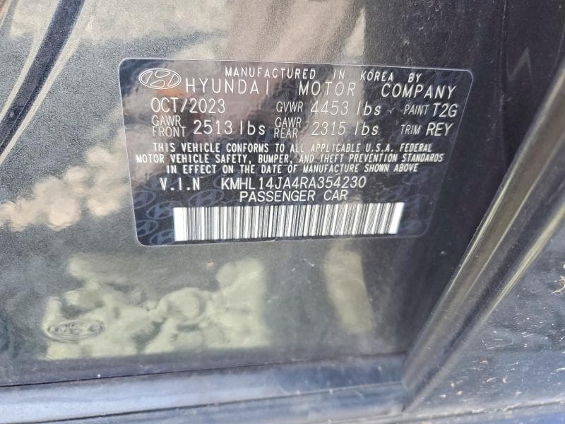 2024 HYUNDAI SONATA SEL 12