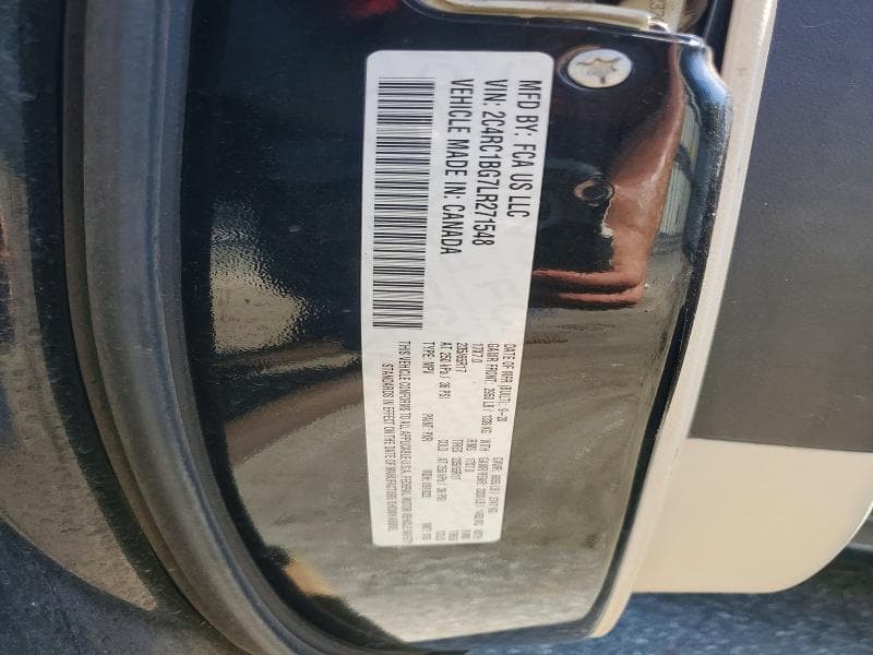 2020 CHRYSLER PACIFICA TOURING L 12