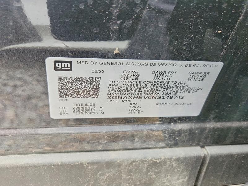 2022 CHEVROLET EQUINOX LS 13