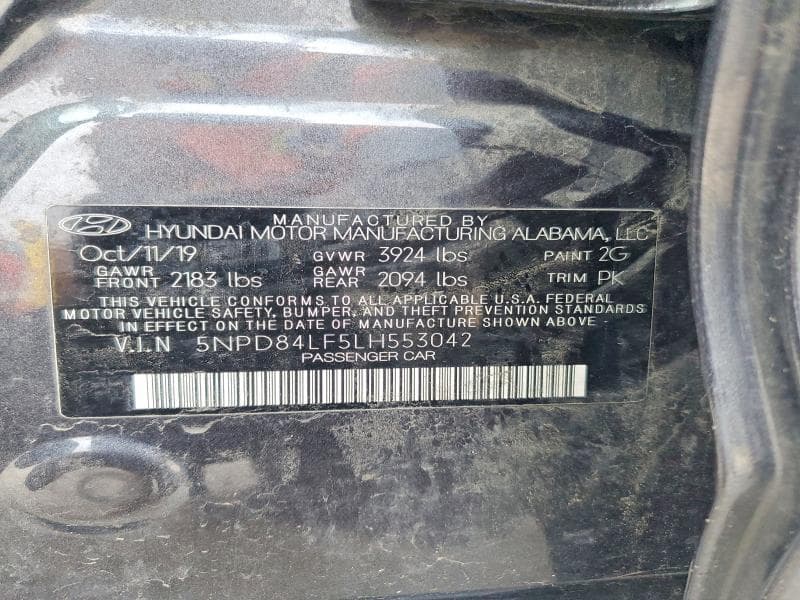 2020 HYUNDAI ELANTRA SEL 12
