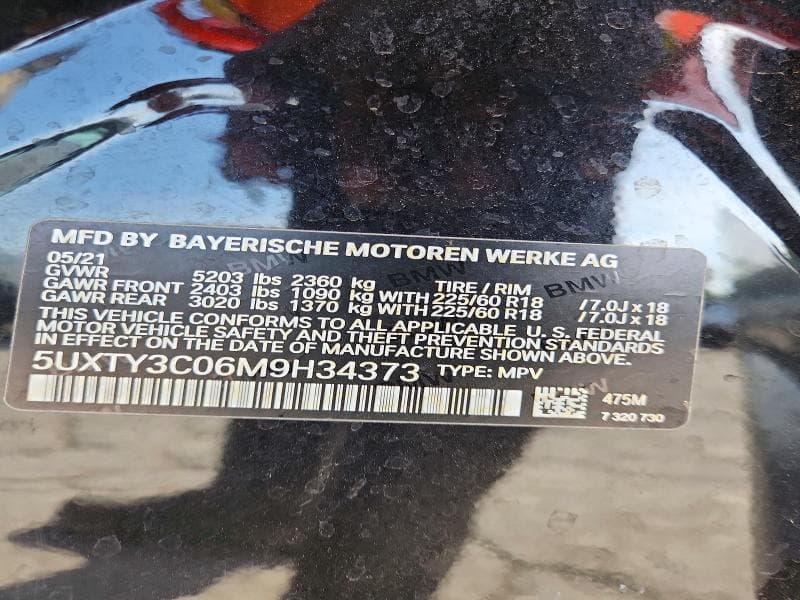 2021 BMW X3 SDRIVE30I 13
