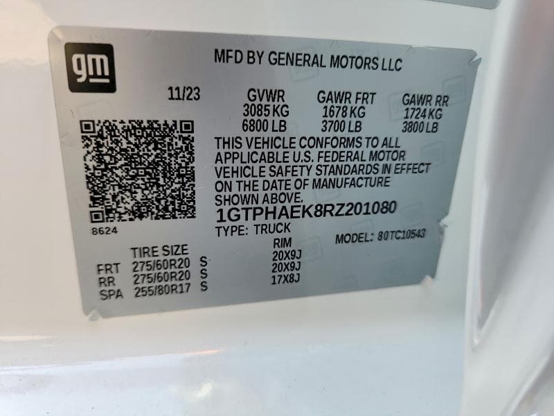 2024 GMC SIERRA C1500 12